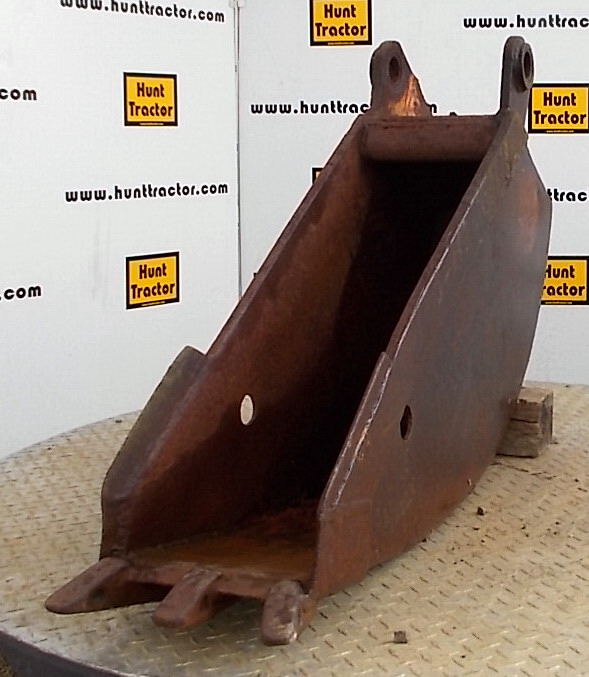 Hunt Tractor Used 12" John Deere 310A PinOn Backhoe Bucket For Sale