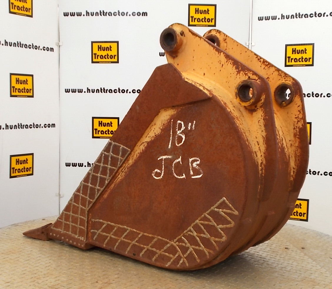 Used 18" JCB 214S Sitemaster PinOn Backhoe Bucket For Sale