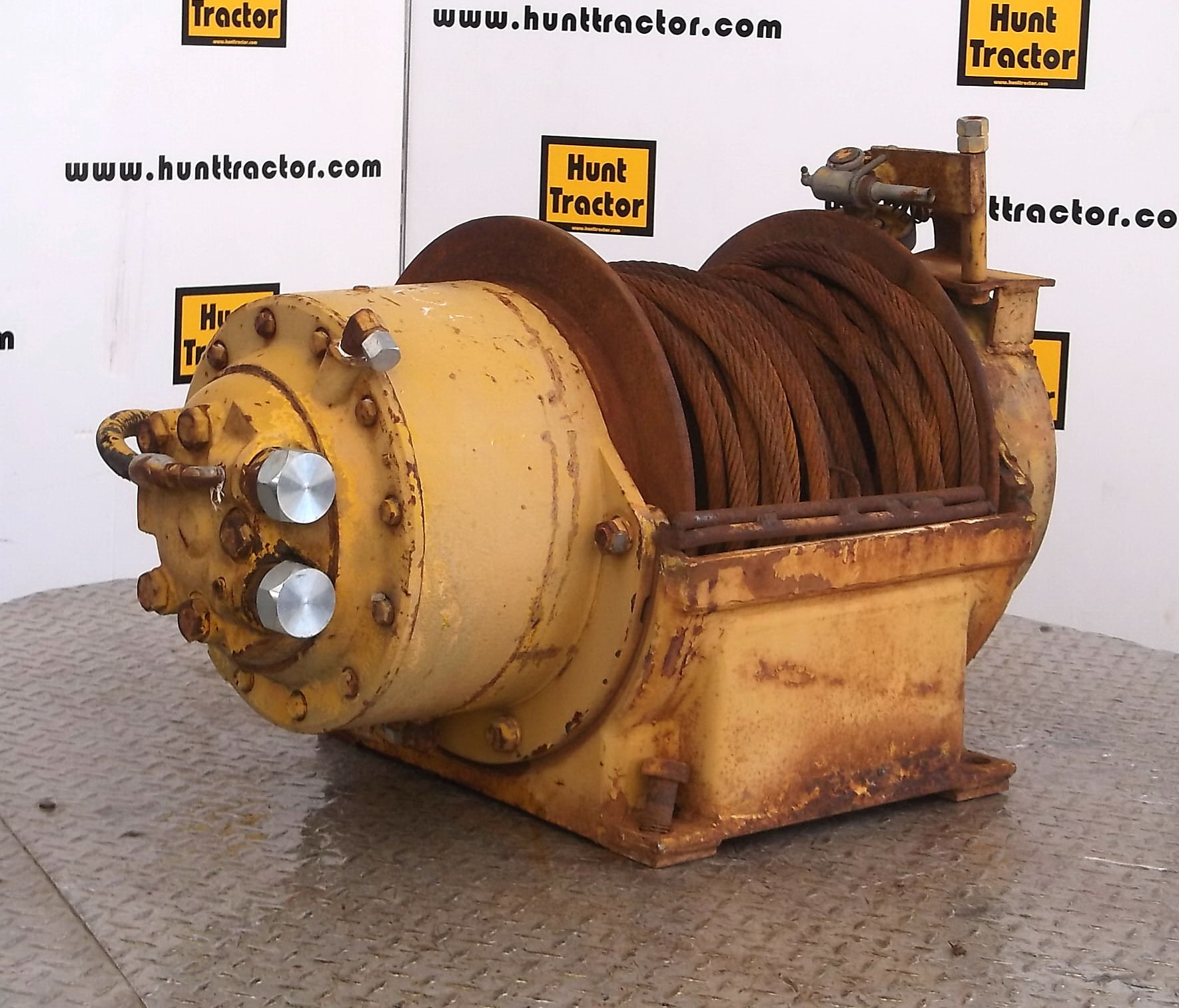 Hunt Tractor Used Hydraulic Winch For Sale