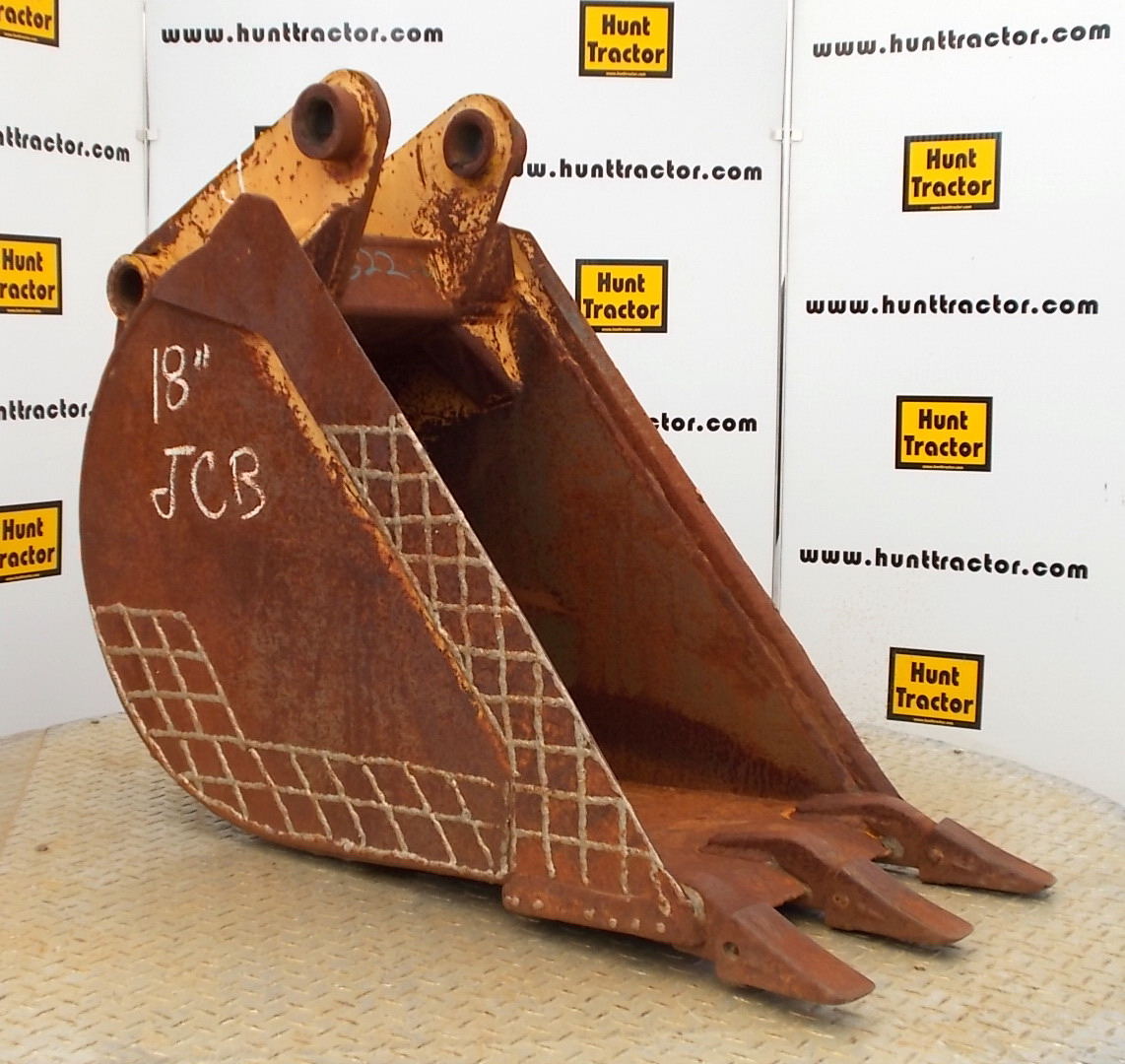 Used 18" JCB 215 PinOn Backhoe Bucket For Sale