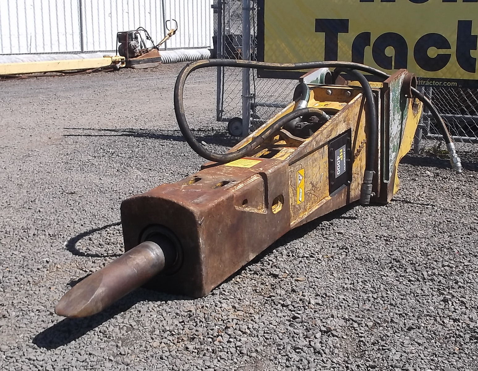 Used Indeco HP 4000 Hydraulic Hammer/Breaker for 3244 Ton Excavator