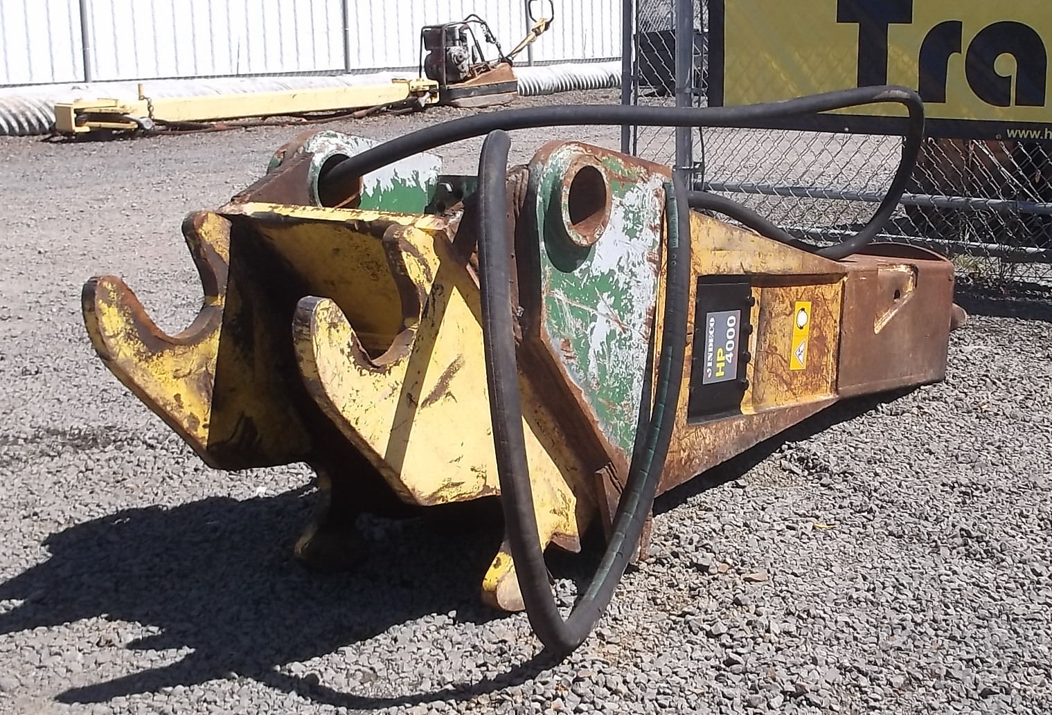 Used Indeco HP 4000 Hydraulic Hammer/Breaker for 3244 Ton Excavator