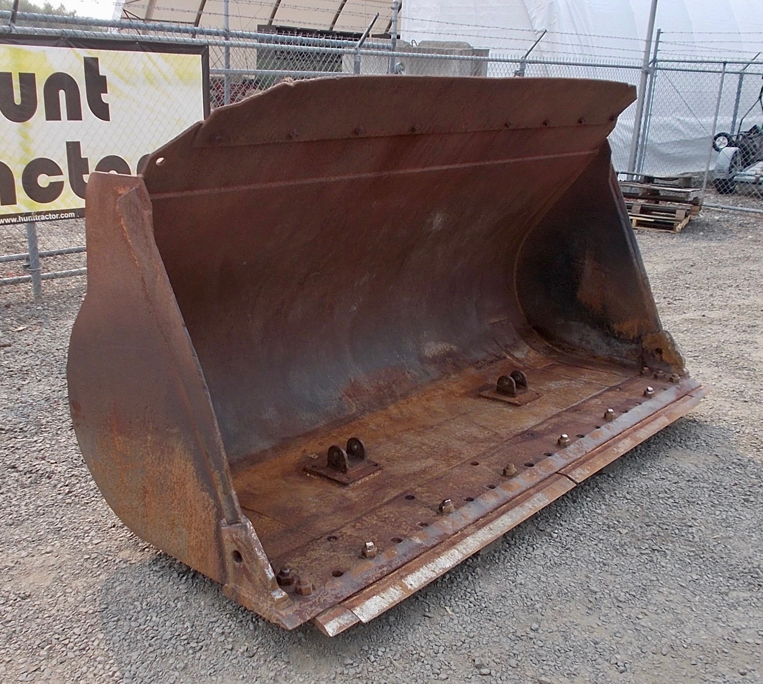 Used 112" Caterpillar 966C PinOn General Purpose Loader Bucket For Sale