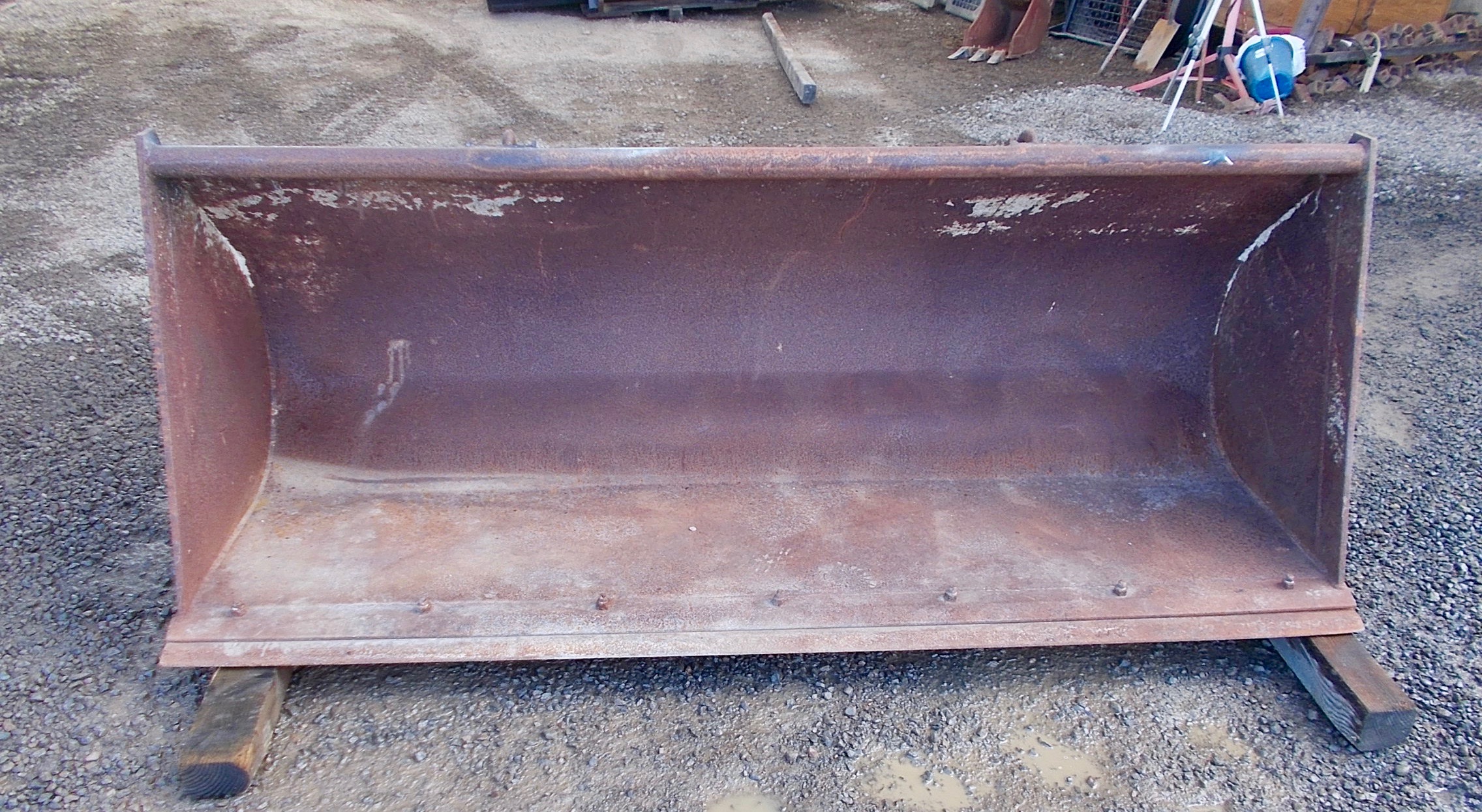 Used 84" New Holland . PinOn General Purpose Loader Bucket For Sale