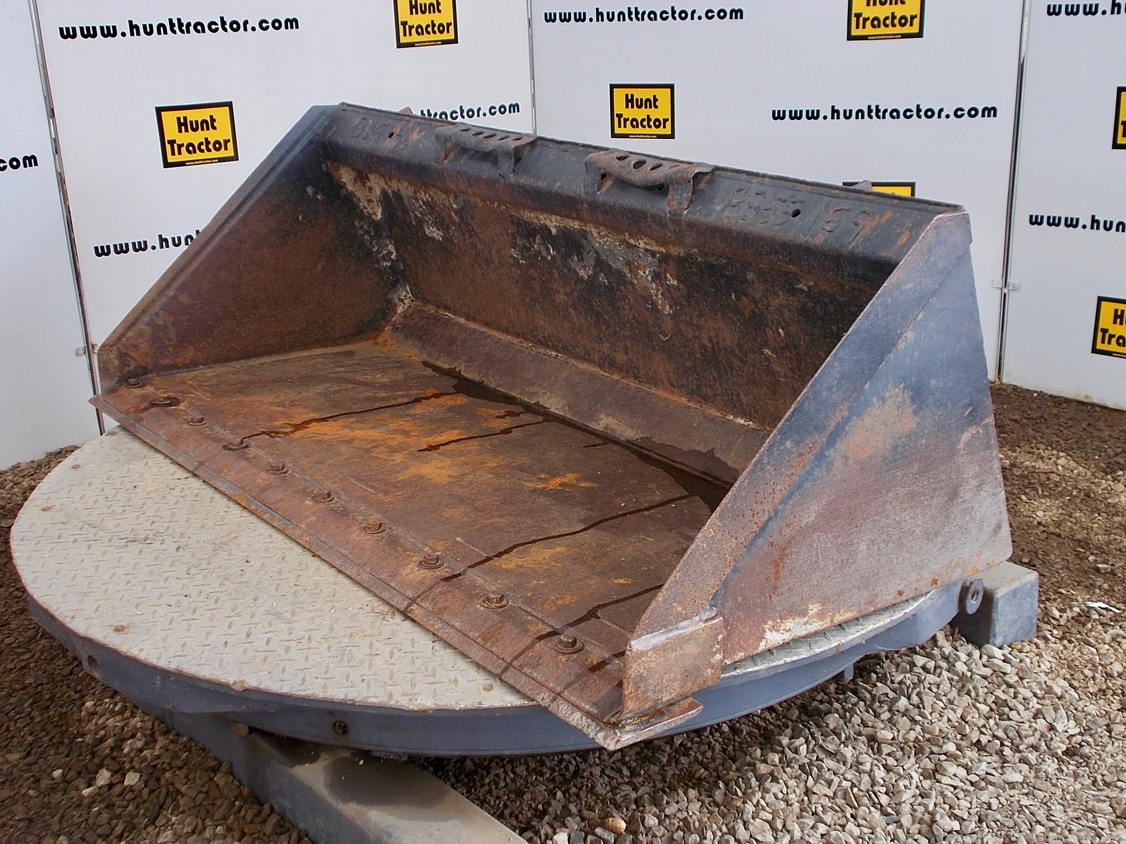 Used 62" Universal Skid Steer General Purpose Loader Bucket For Sale