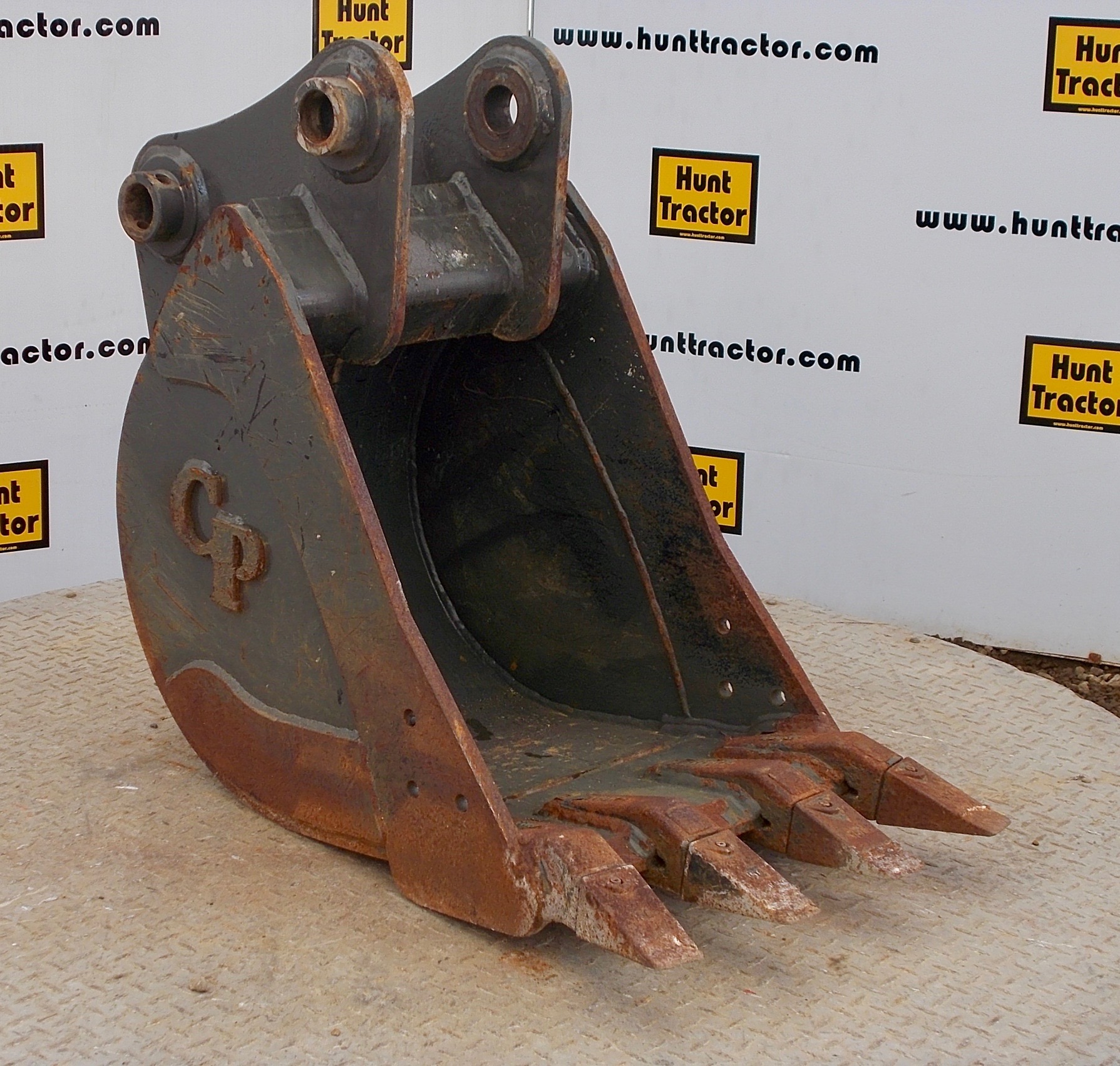 Used 19" Volvo EC55 PinOn MiniExcavator Bucket For Sale