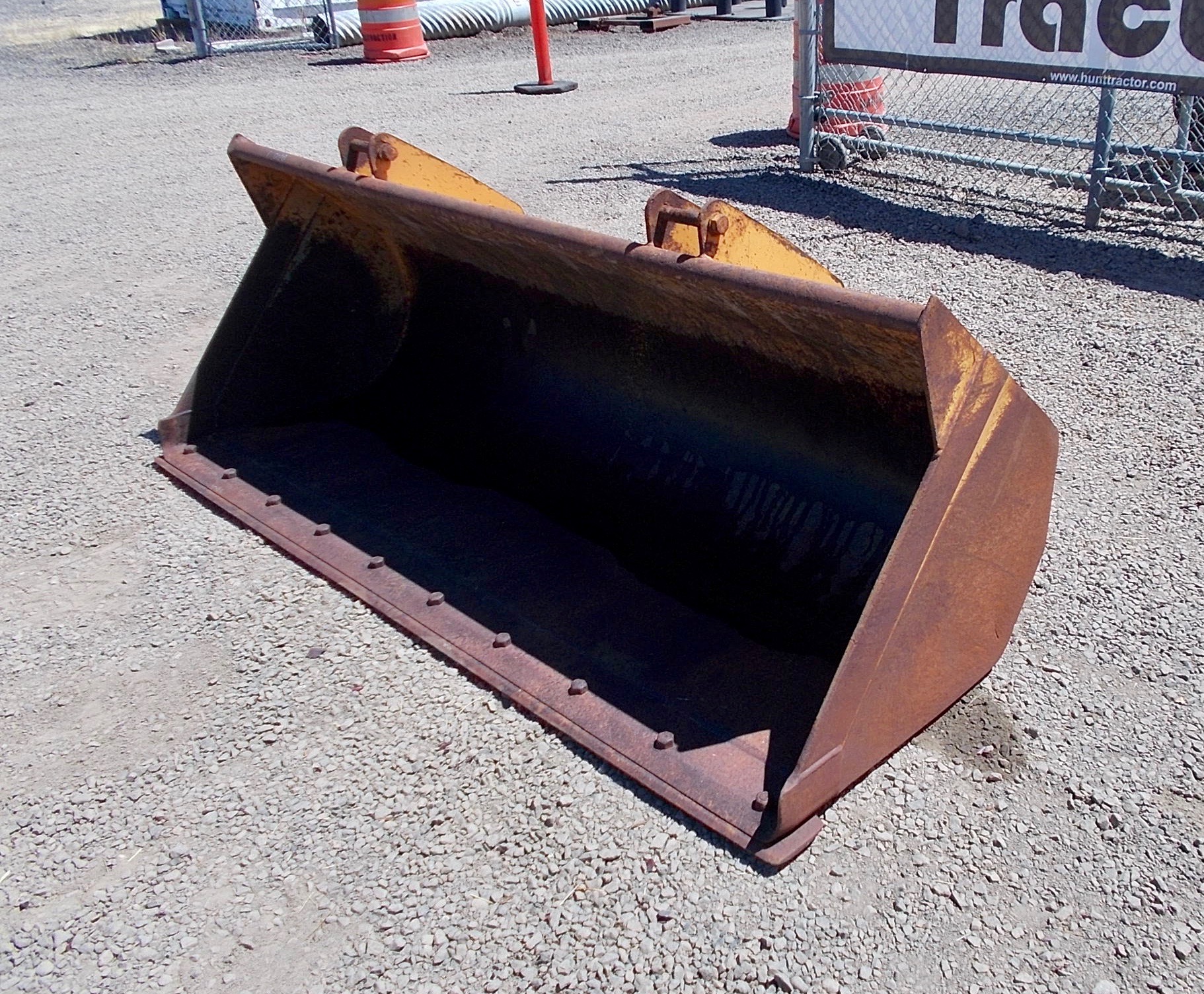 Used 83" Case 580L PinOn General Purpose Loader Bucket For Sale