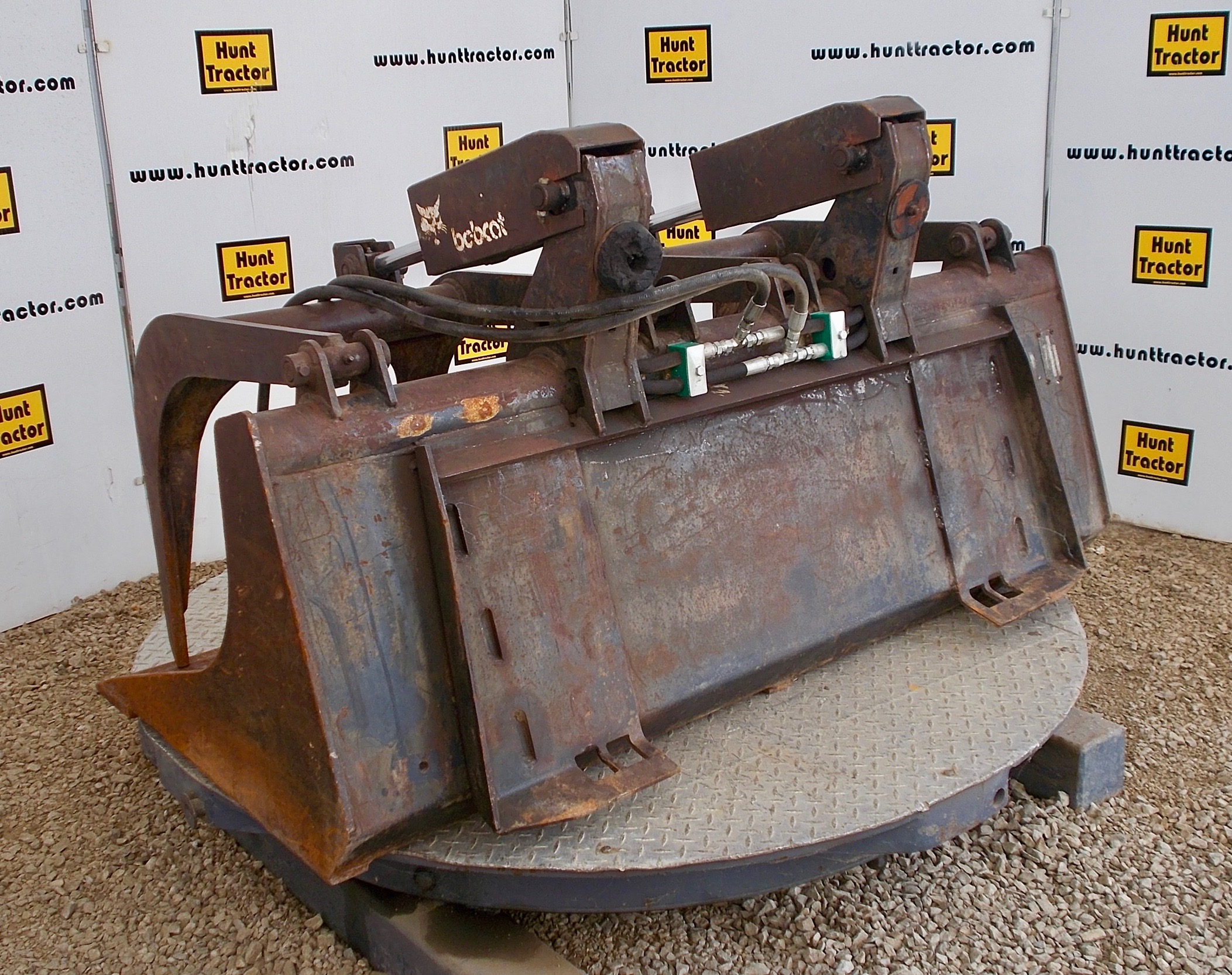 Used 60" Universal Skid Steer Grapple Loader Bucket For Sale