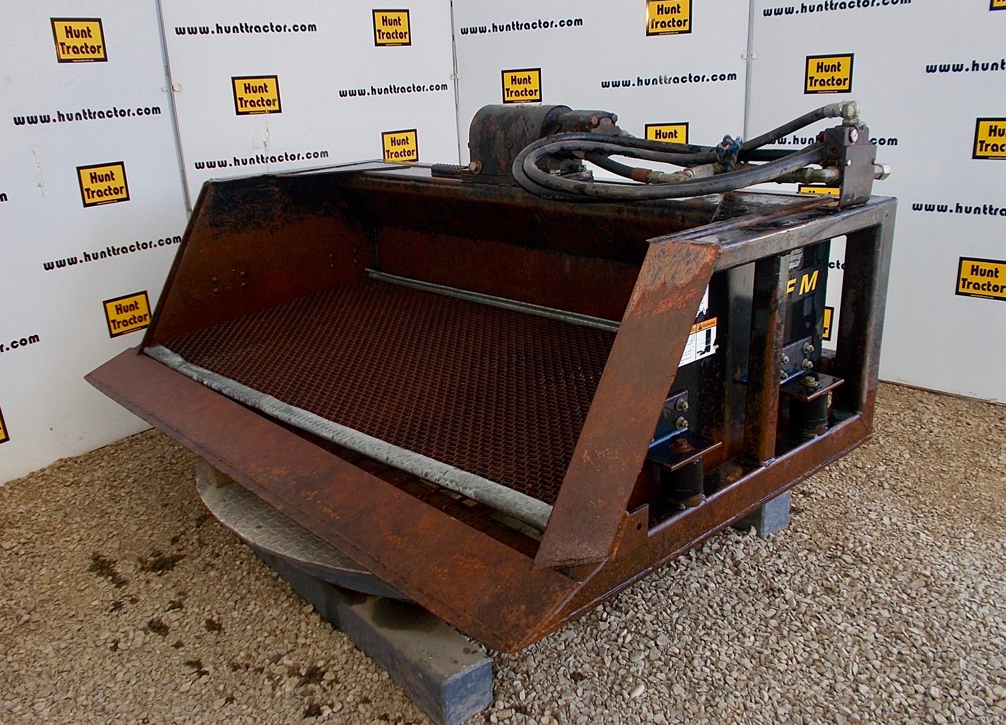 Used 77" Padding / Screening / Skeleton Bucket for Skid Steer For Sale