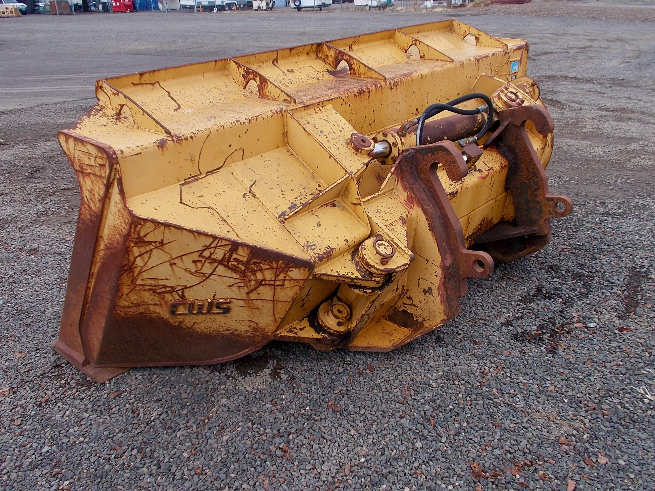 Used 114" JRB 416 Quick Change Side Dump Loader Bucket For Sale