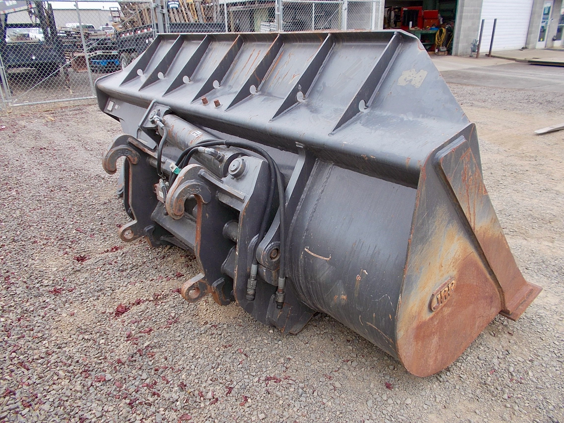Used 120" JRB 416 Quick Change Side Dump Loader Bucket For Sale