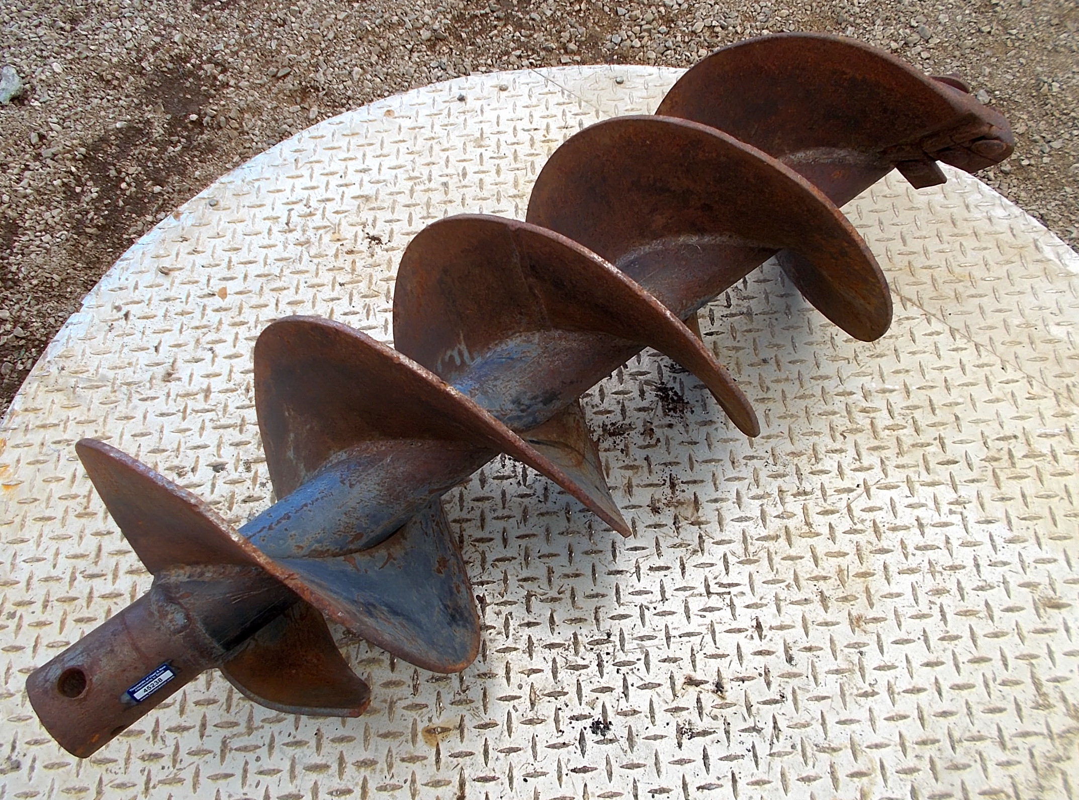 Used 15" Auger Bit For Sale, 2 9/16" Round Drive