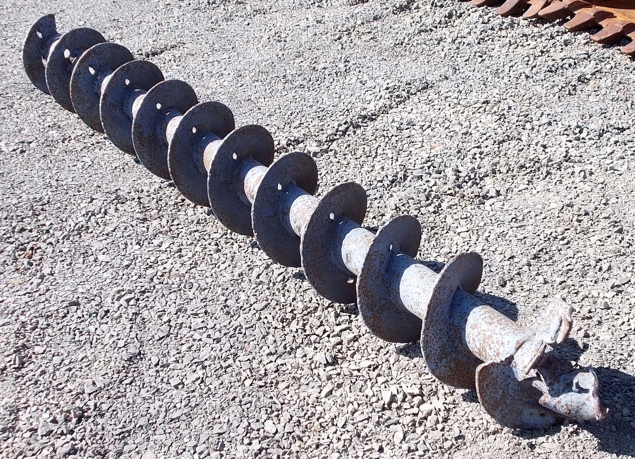 Used 10" Auger Bit For Sale, 2 9/16" Hex Drive